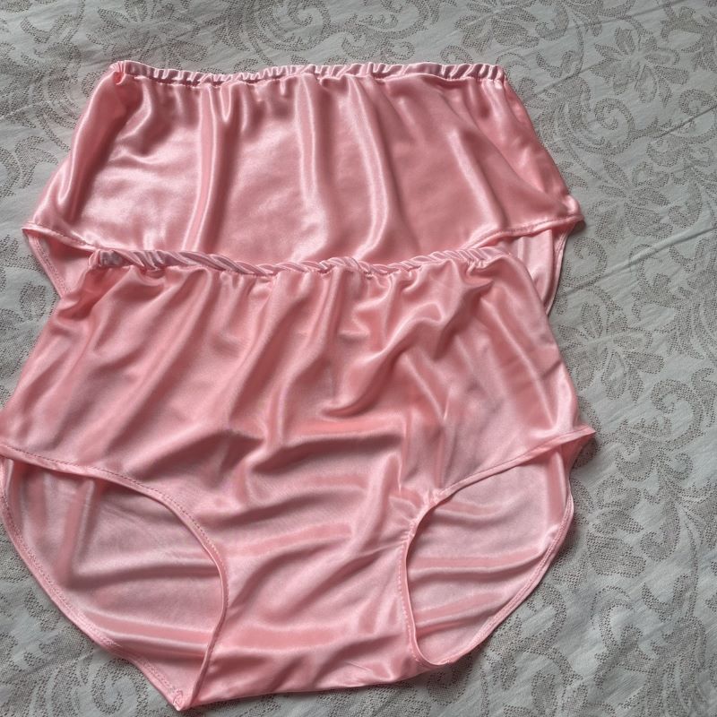 Boxer Shorts Modal - กางเกงชั้นในผ้าไอซ์ซิลค์สีชมพูเงาแบบยูนิเซ็กส์ ไซส์ใหญ่พิเศษ เนื้อผ้านุ่มลื่นพิเศษ ชุดชั้นในคู่รัก