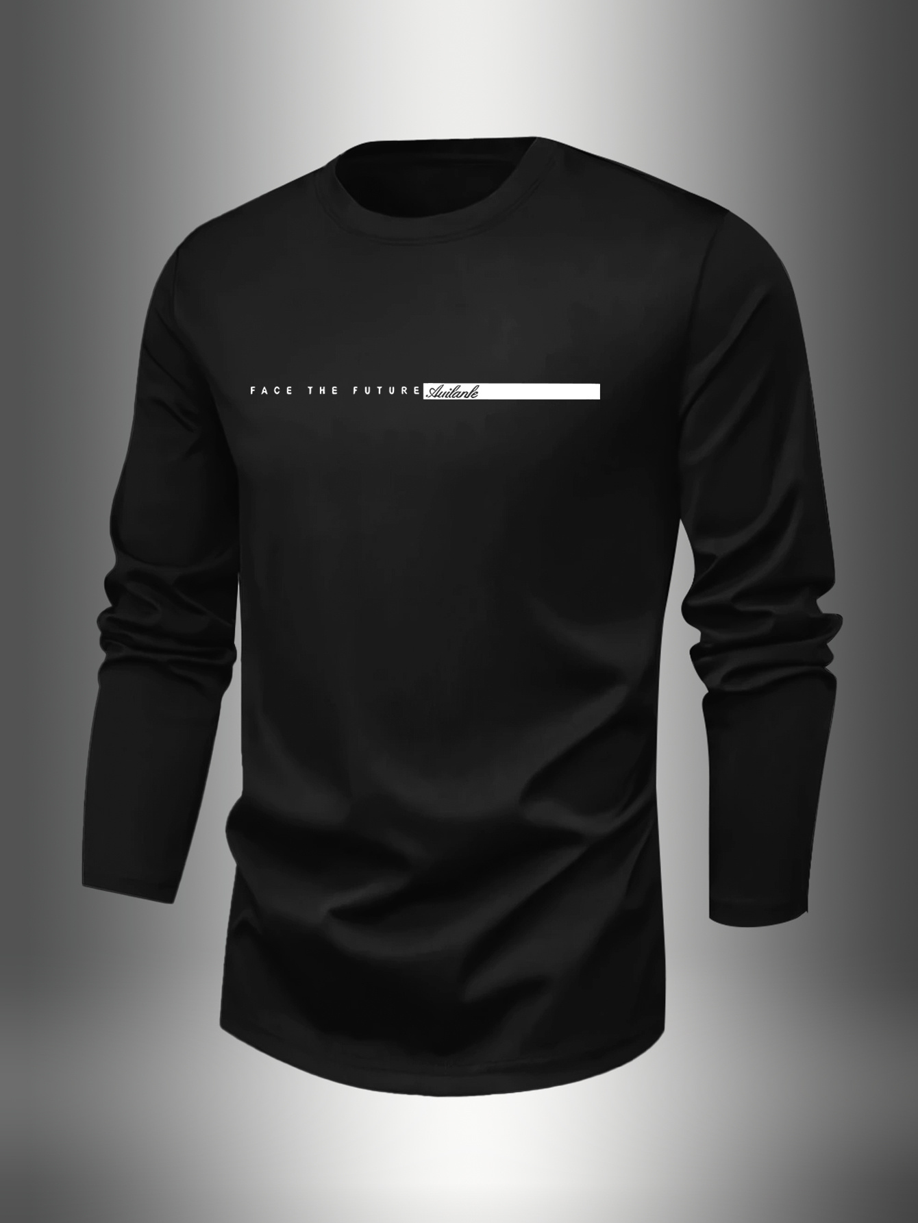 เสื้อยืดคอกลมแขนยาวผู้ชายผ้าฝ้ - Undershirt Crew Neck บทวิจารณ์และราคา