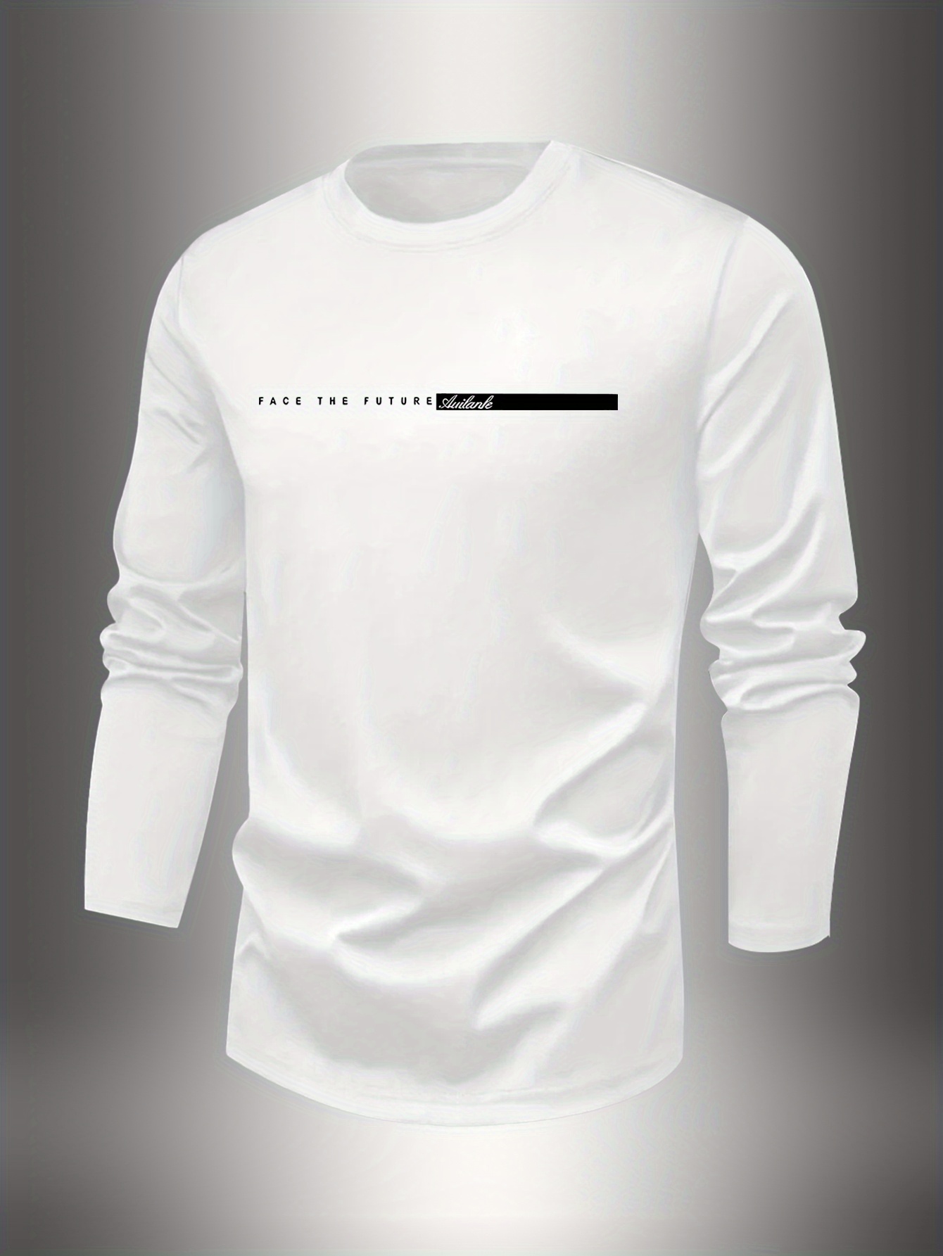เสื้อยืดคอกลมแขนยาวผู้ชายผ้าฝ้ - Undershirt Crew Neck บทวิจารณ์และราคา