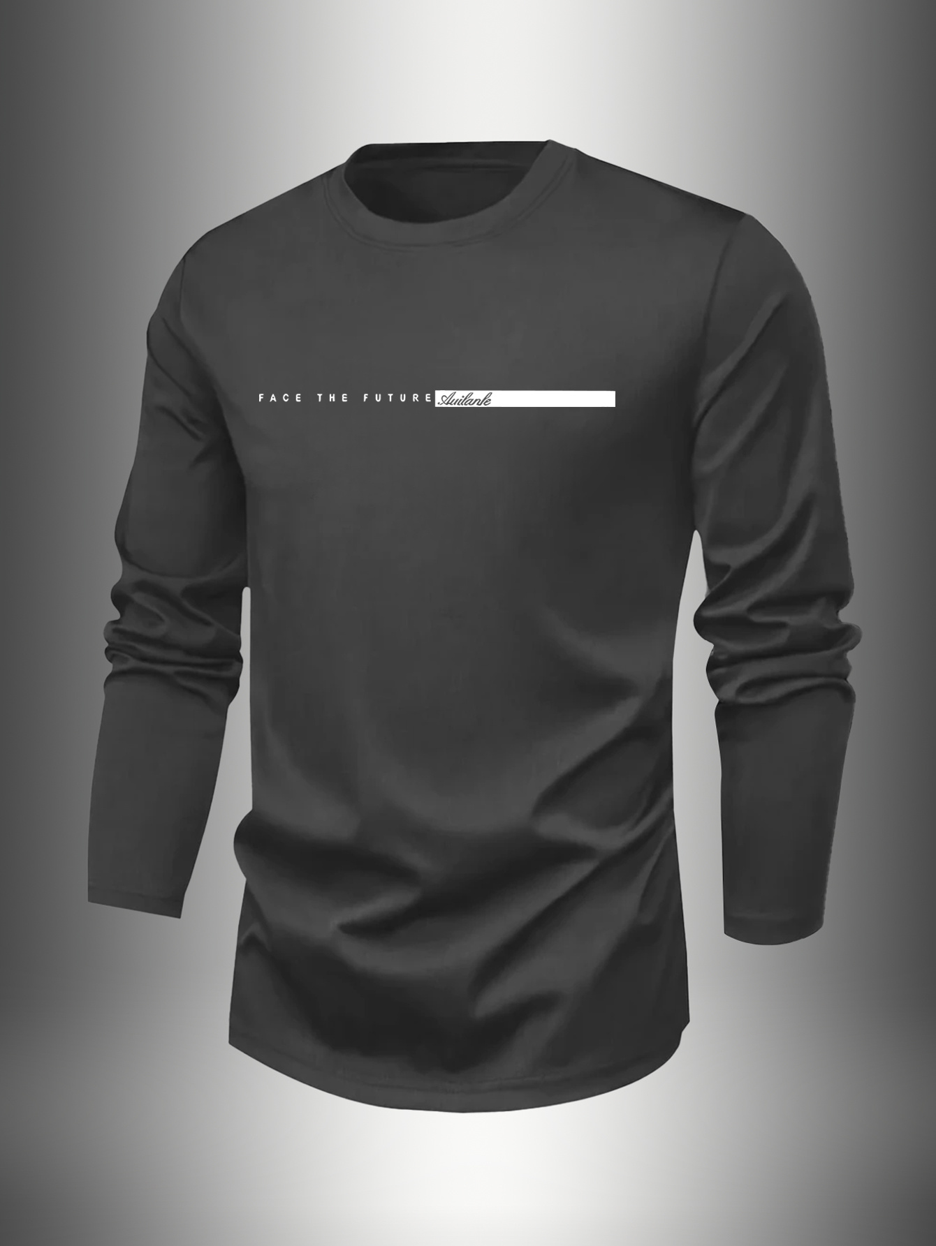 เสื้อยืดคอกลมแขนยาวผู้ชายผ้าฝ้ - Undershirt Crew Neck บทวิจารณ์และราคา