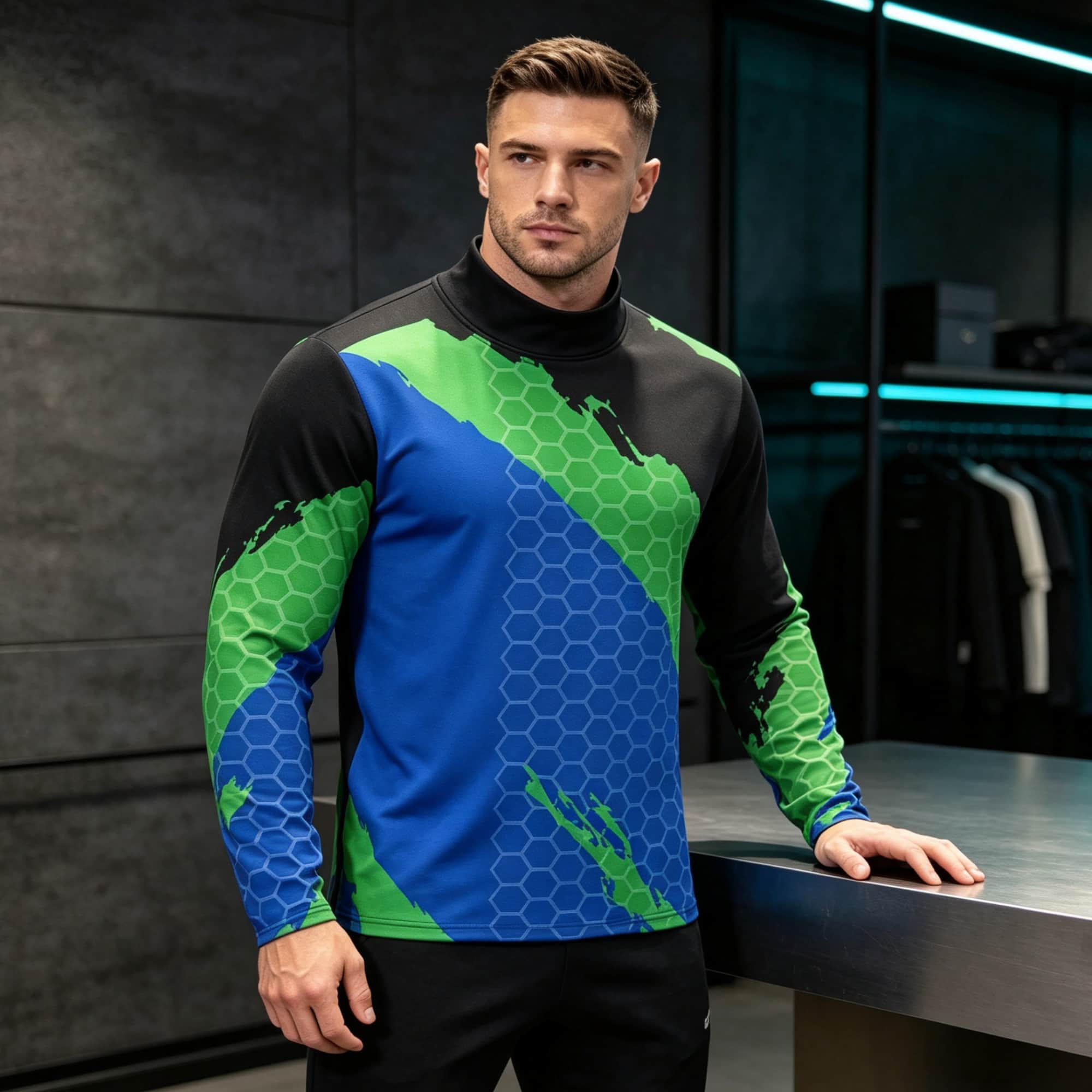 เสื้อยืดแขนยาวคอเต่าลายกราฟิกส - Base Layer Top บทวิจารณ์และราคา